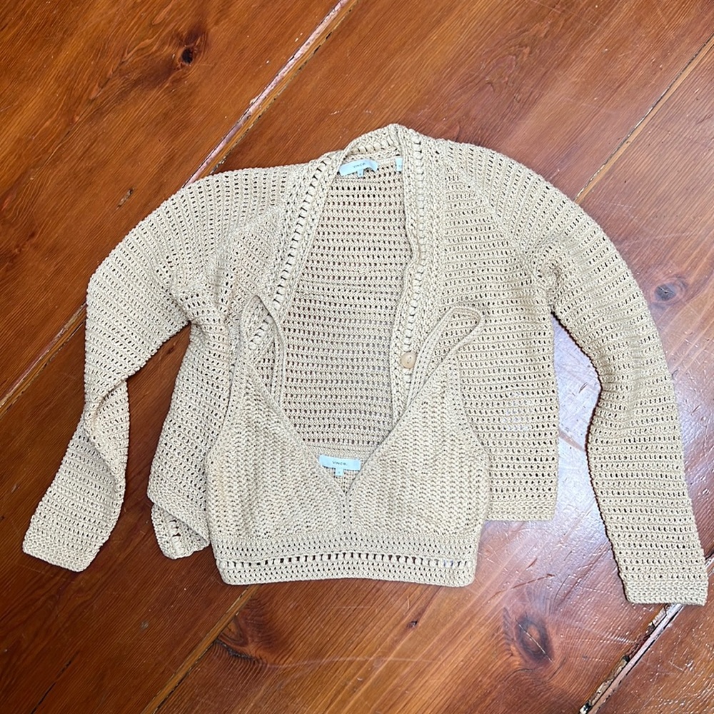 Crochet Sweater / Bralette Set
